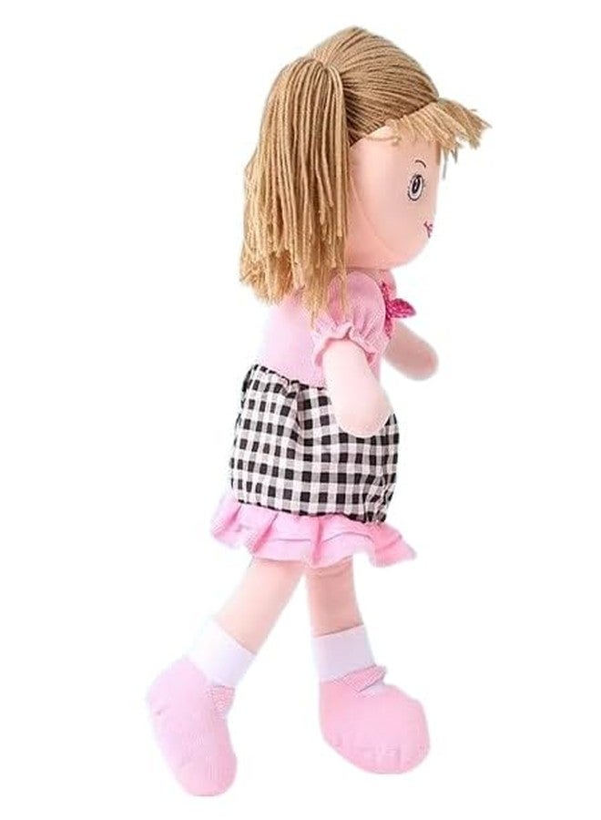 STRIDERS دمية سترايدرز جورليز، دمية سكارليت القماشية مقاس 20 بوصة بفستان وردي منقوش، دمية قماشية ناعمة رائعة للأطفال - Image 3